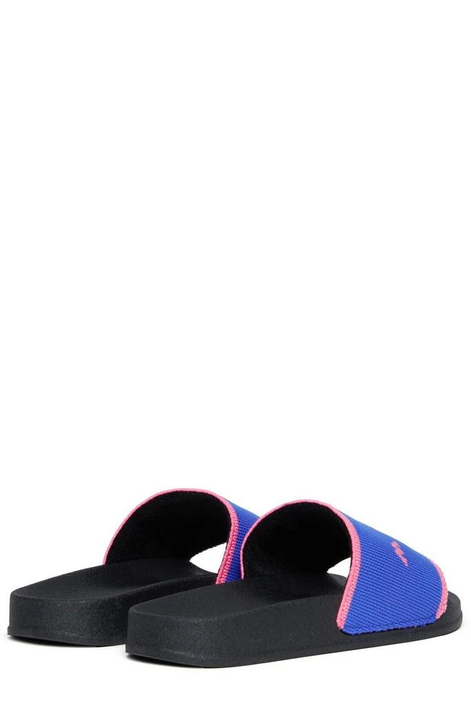 Marni Marni Kids Logo Intarsia-Knit Slip-On Slides 3