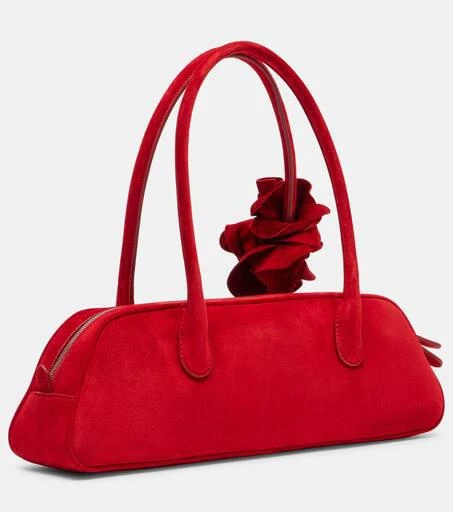 Magda Butrym Brigitte floral-appliqué suede tote bag 4