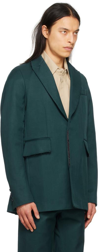 Bianca Saunders Green Akiel Blazer