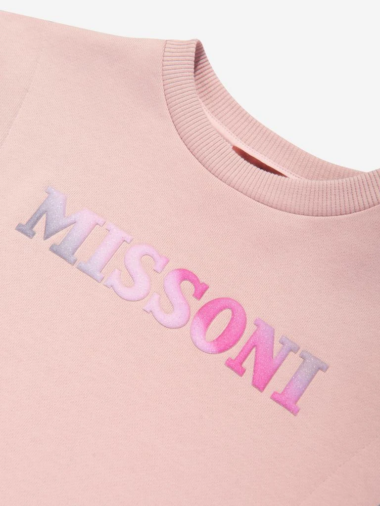 Missoni Missoni Girls Logo Sweater Dress in Pink 3