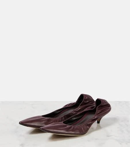 The Row Liisa leather pumps 4