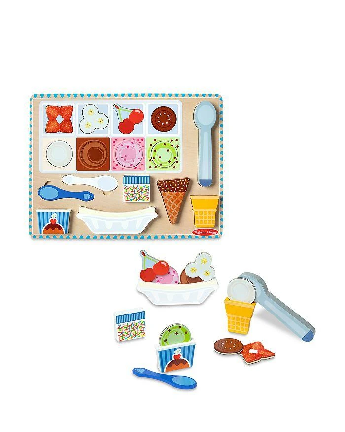 Melissa 
Doug Wooden Magnetic Ice Cream Puzzle 
Play Set - Ages 24 - 60 Months 2
