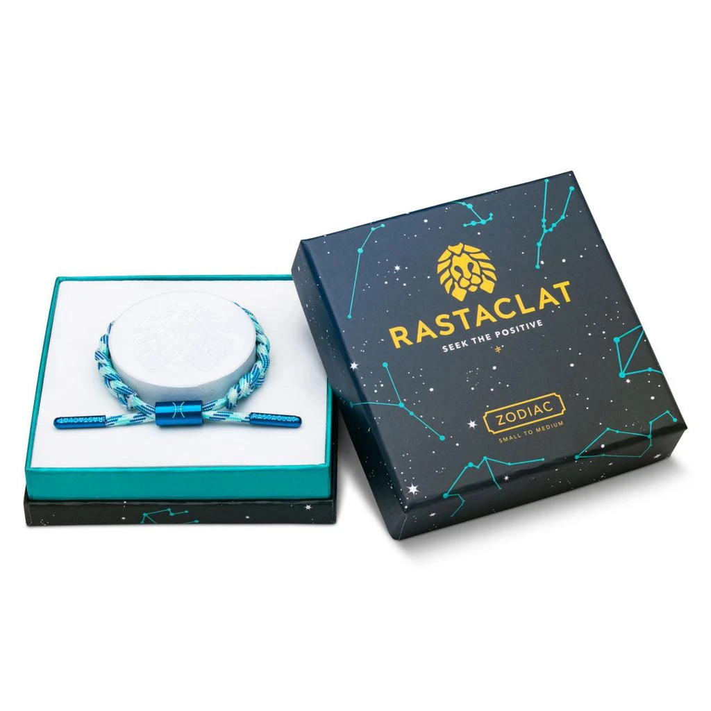 Rastaclat Original Hand Braided Zodiac (Pisces) Adjustable Bracelet 2
