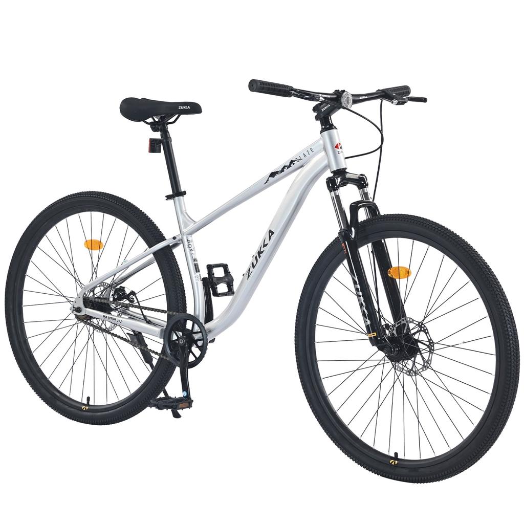 Streamdale Furniture Streamdale 29 Inch Wheels Single Speed Mountain Bike, for Men Women Boys and Girls, Front Suspension,Steel Frame