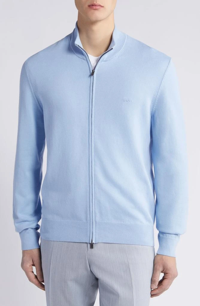 Hugo Boss Palano Cotton Zip-Up Cardigan 4