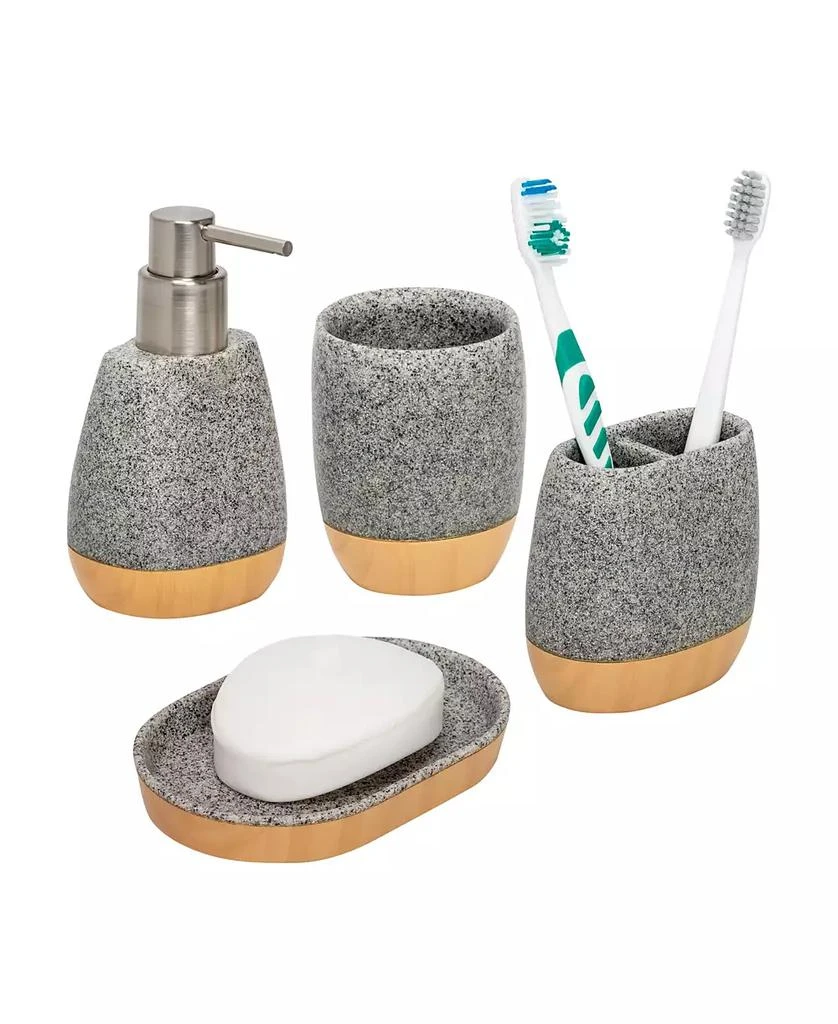 Honey Can Do 4-Pc. Bathroom Accessories Set 1