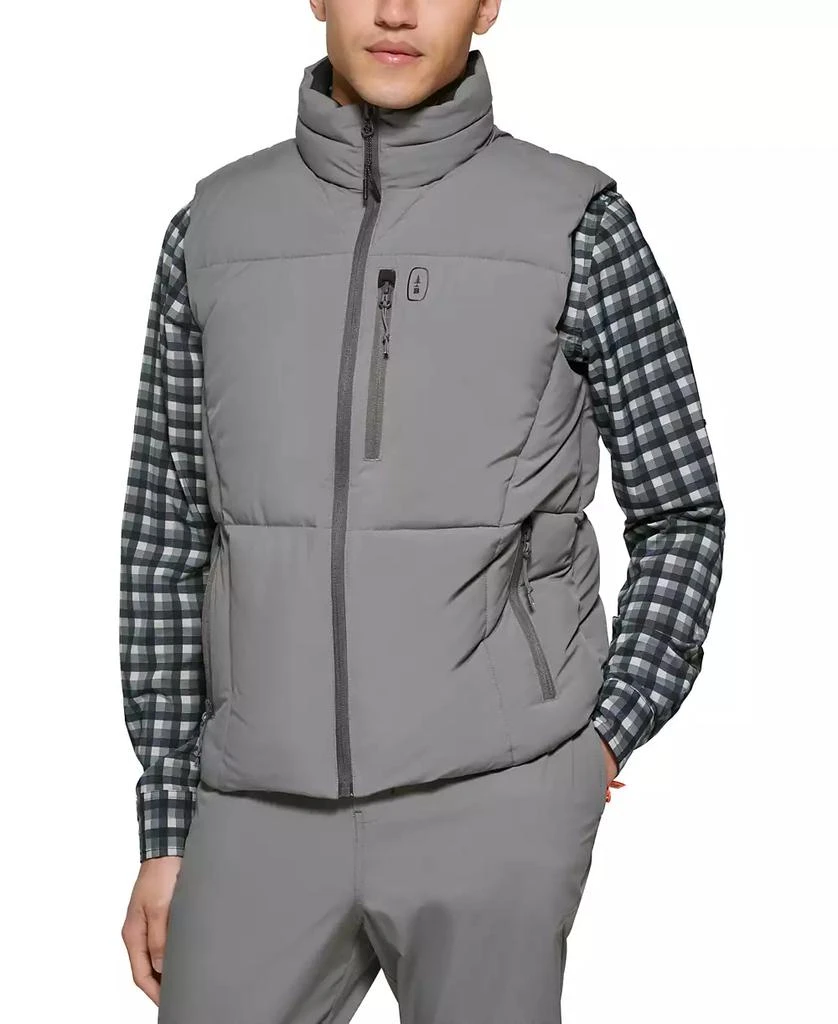 BASS OUTDOOR Men's Glacier Quilted Full-Zip Hiking Vest 1