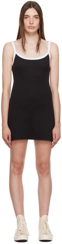 Saturdays NYC Black Naiomi Minidress