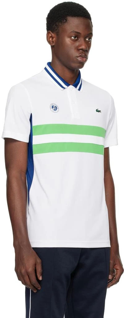 Lacoste White Roland Garros Edition Polo 2