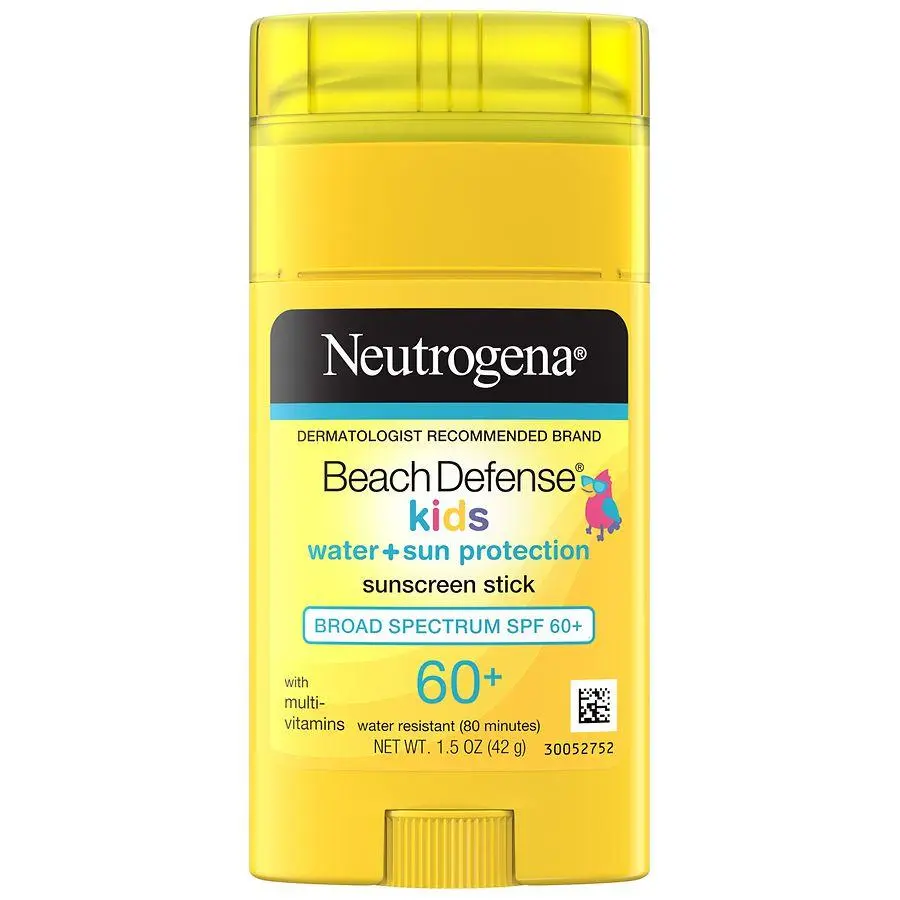 Neutrogena Beach Defense Kids Sunscreen Stick With Broad Spectrum SPF 60+