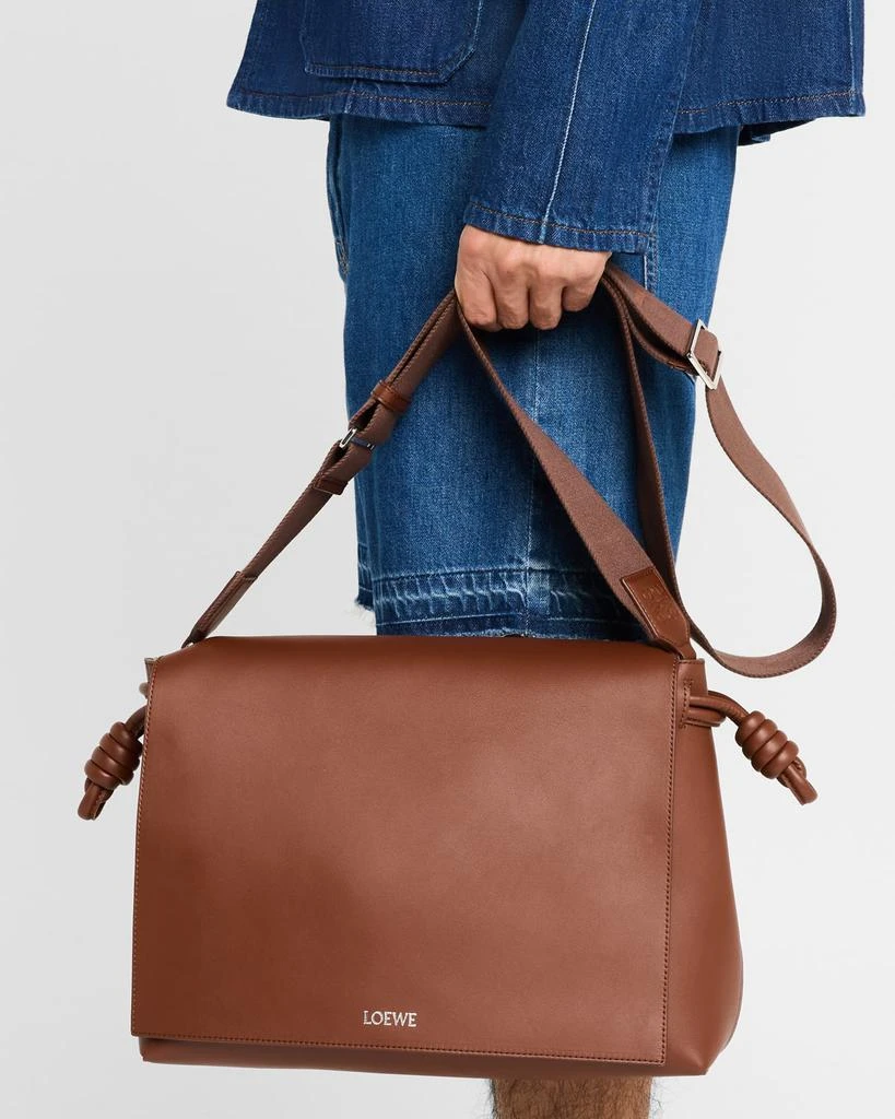 Loewe Men's Flamenco Leather Messenger Bag 2