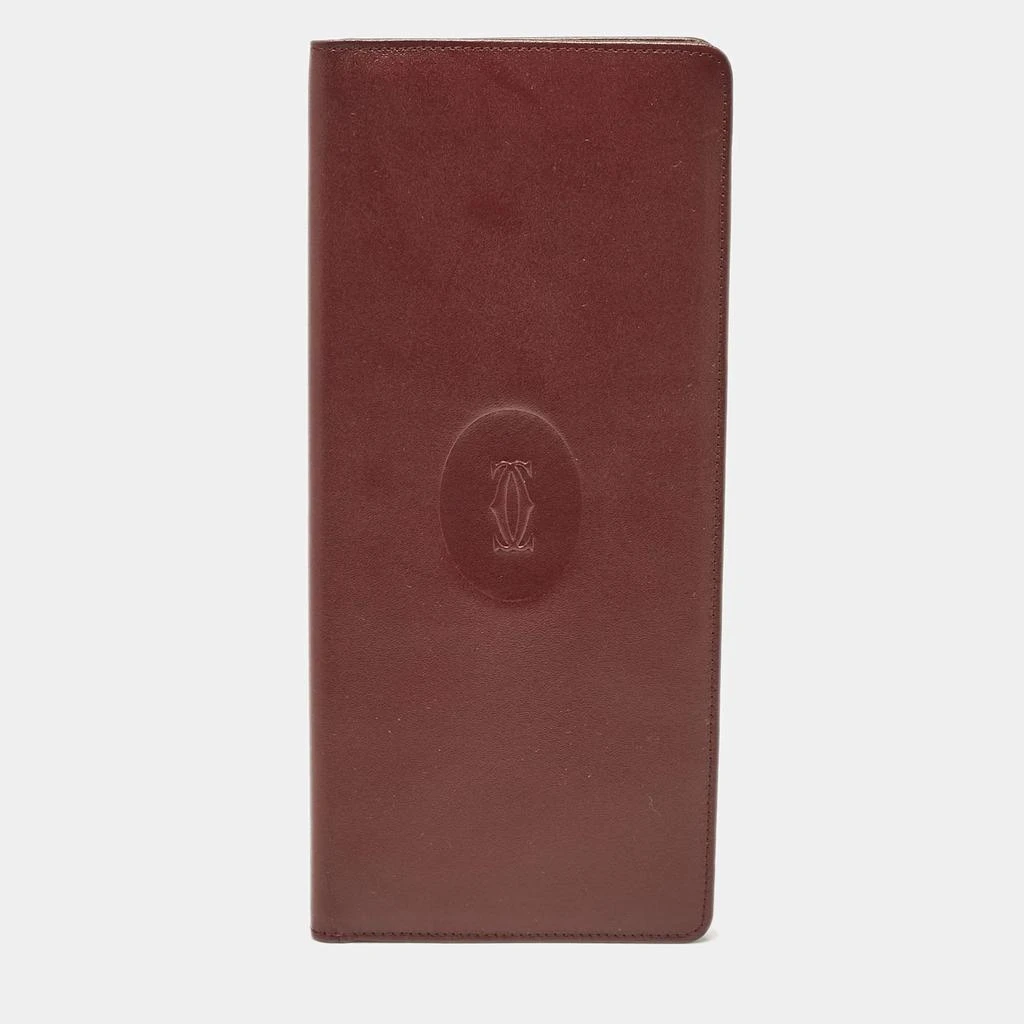 Cartier Cartier Red Leather Must de Cartier Bifold Long Wallet 1