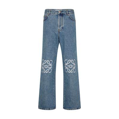 Loewe Anagram baggy jeans in denim