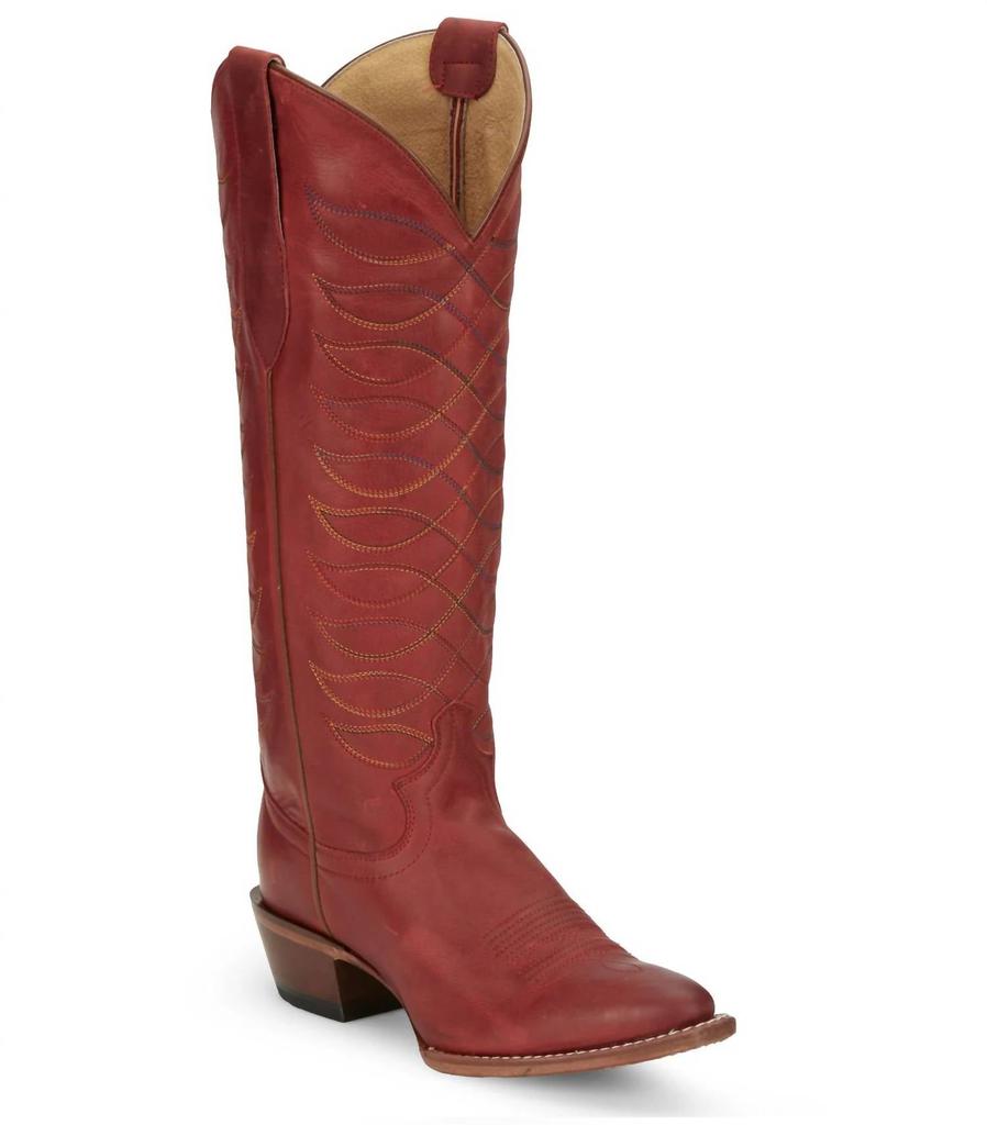 Justin Women's Whitley Western Boots - B/medium Width In Red