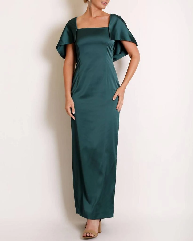 flowers with navy bridesmaid dresses Flora Maxi Dress - Blue