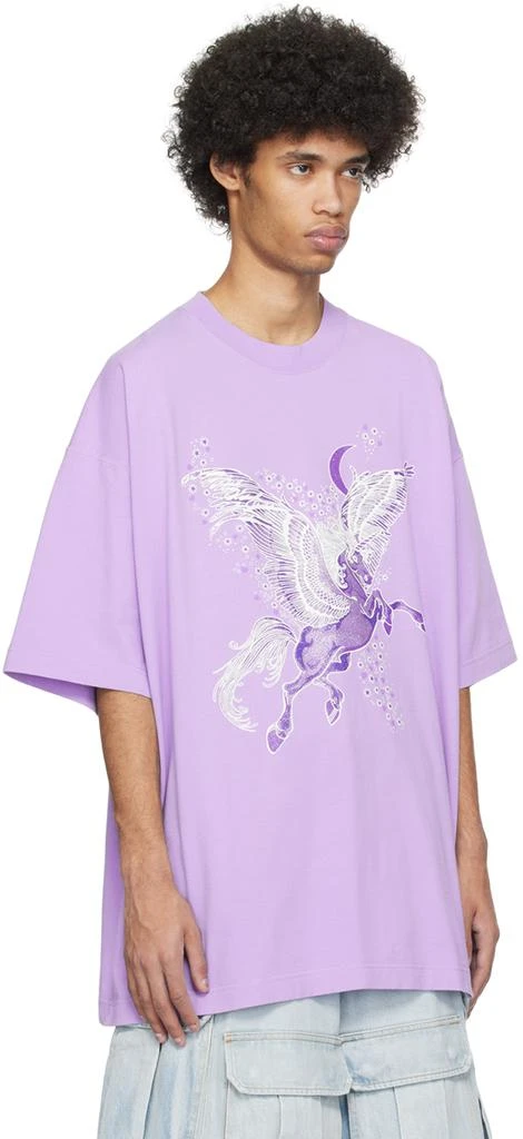 Vetements Purple Flying Unicorn T-Shirt 2