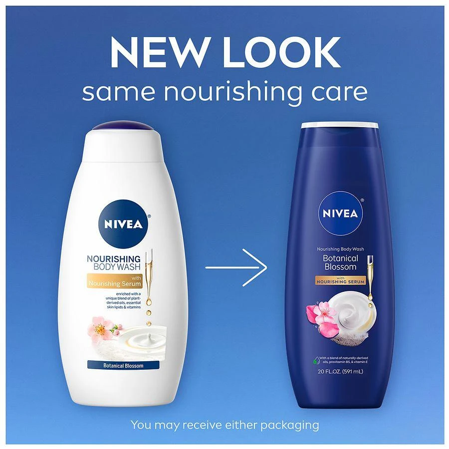 Nivea Nourishing Body Wash with Nourishing Serum Botanical Blossom 10