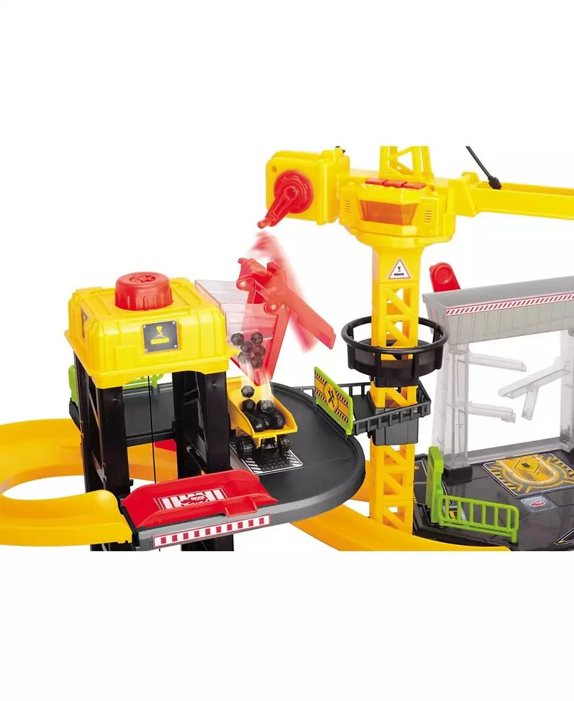 Dickie Toys HK Ltd Dickie Toys Construction Playset with 4 Die-Cast Cars 5