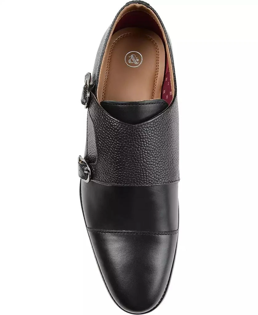 Thomas & Vine Men's Calvin Double Monk Strap Dress Shoe 4