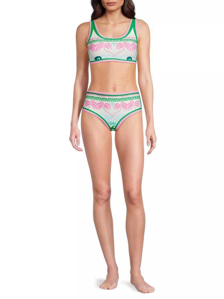 Beach Riot Francis Palm Tree Tankini Top 2