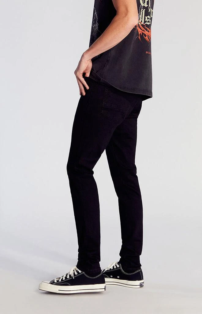 PacSun High Stretch Black Stacked Skinny Jeans 3