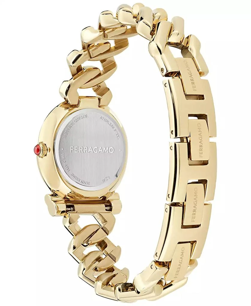 Women Salvatore, Ferragamo Gancini quartz women\'s gold tone stainless watch Gancini Twisted watch - Women | Ferragamo main image 3