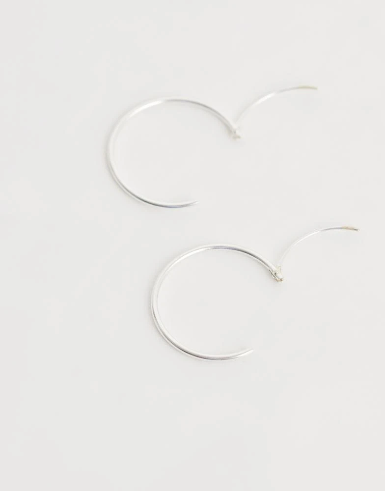 Kingsley Ryan Kingsley Ryan 18mm hoops in sterling silver 3