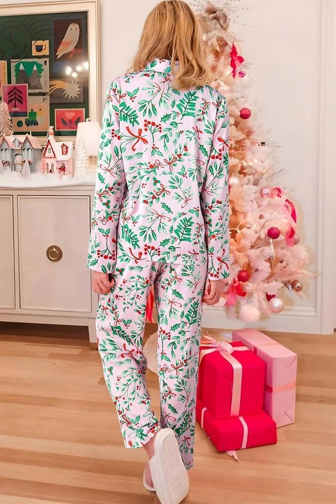 YSO Inc Merry And Bloom Pajama Set In Pink 2