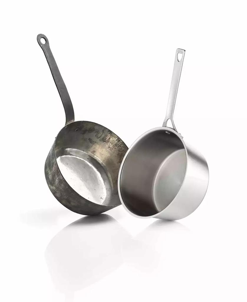 Cristel 1826 3-Piece Stainless Steel Saucepan Set with Glass Lids
