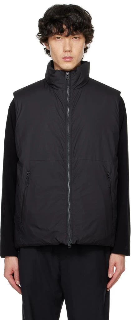 Goldwin Black WINDSTOPPER BY GORE-TEX LABS Puffy Vest 1