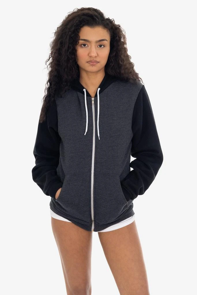 Los Angeles Apparel F97 - Flex Fleece Zip Up Hoodie 10