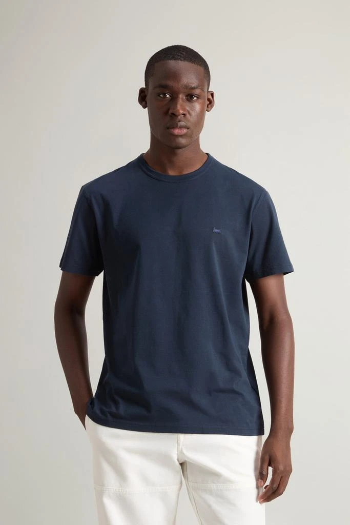 Woolrich Pure Cotton Sheep T-shirt with Patch - Men - Red 1
