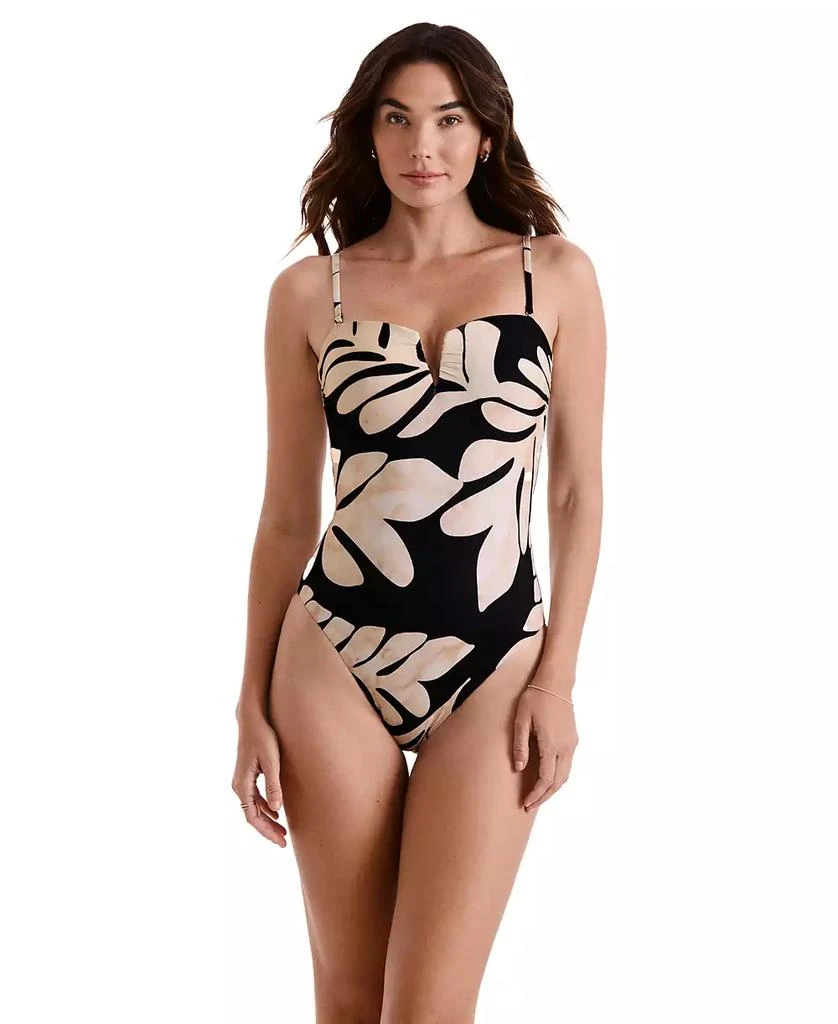 Mimi Flamingo Finn One-Piece Bandeau Swimsuit 2
