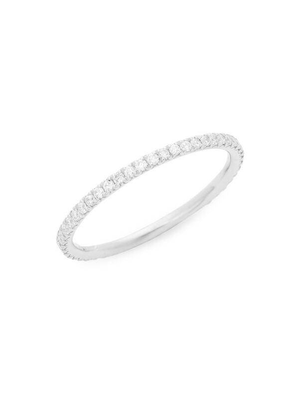Nephora 14K White Gold & Diamond Eternity Ring