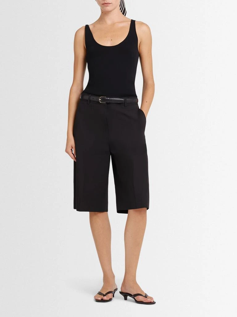 Totême Tailored Organic Cotton Blend Shorts 1