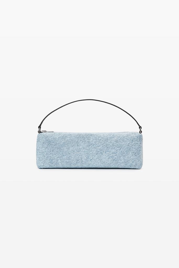 Alexander Wang Heiress Flex Denim Bag With Crystal Hotfix