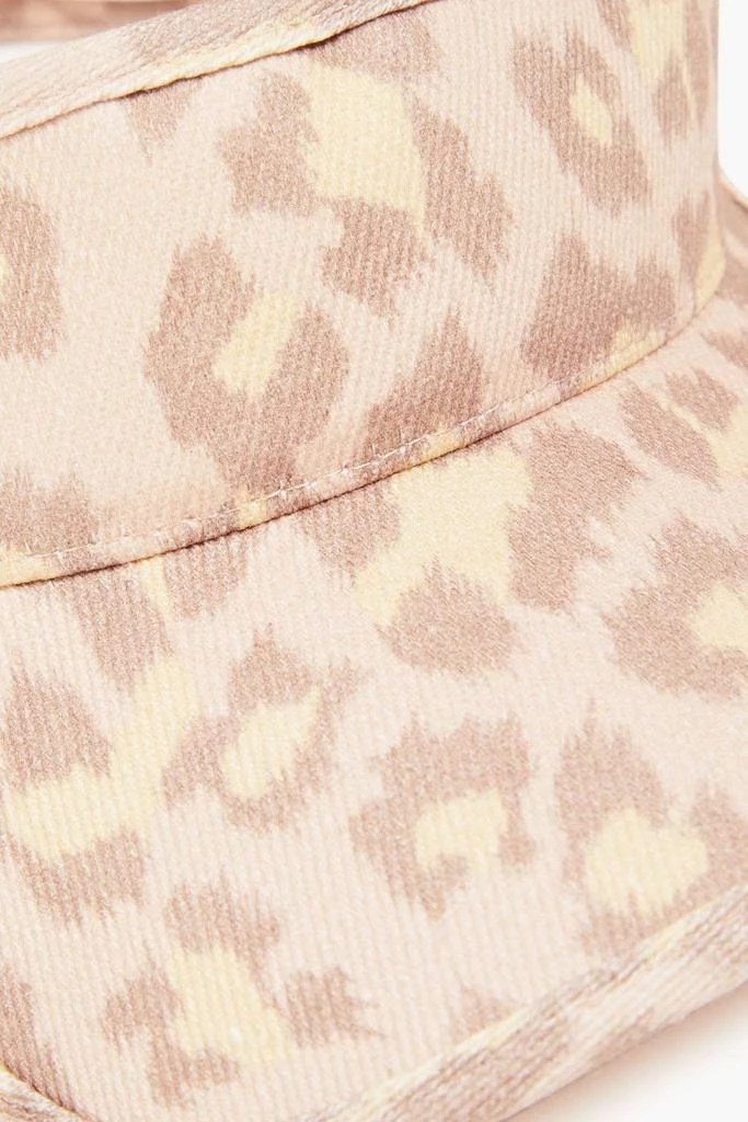 Zimmermann Canvas Visor – Lemon Leopard (Style 3733SS22) – One Size NWT Leopard-print twill visor – On Sale Now with Up to 70% Off  main image 4