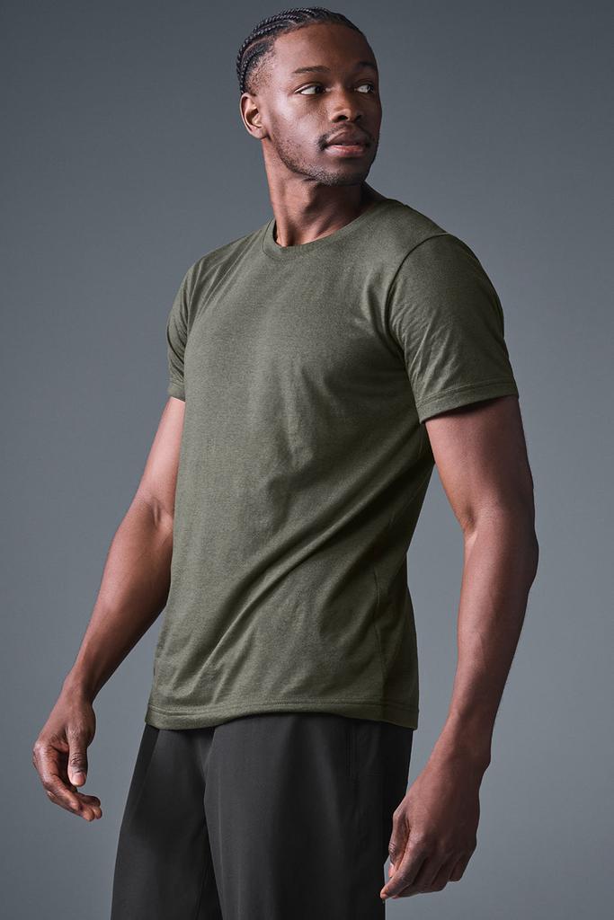 Alo Triumph Tee - Stealth Green