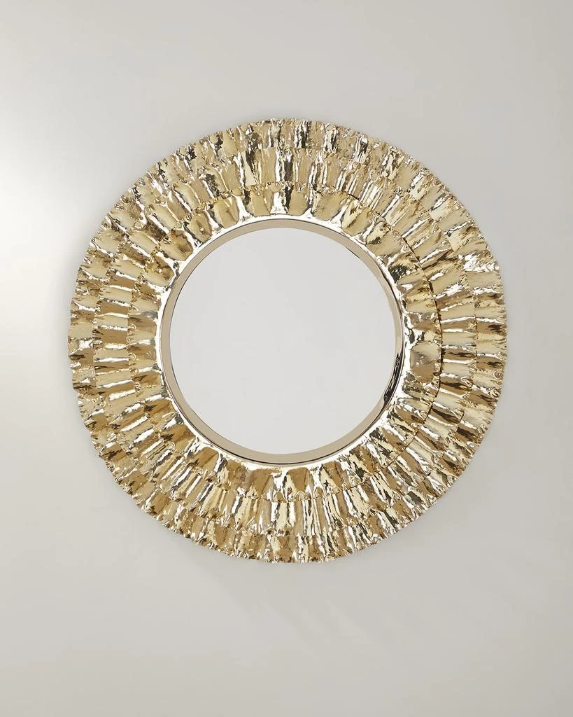 Neiman Marcus Ruffle Wall Mirror 1