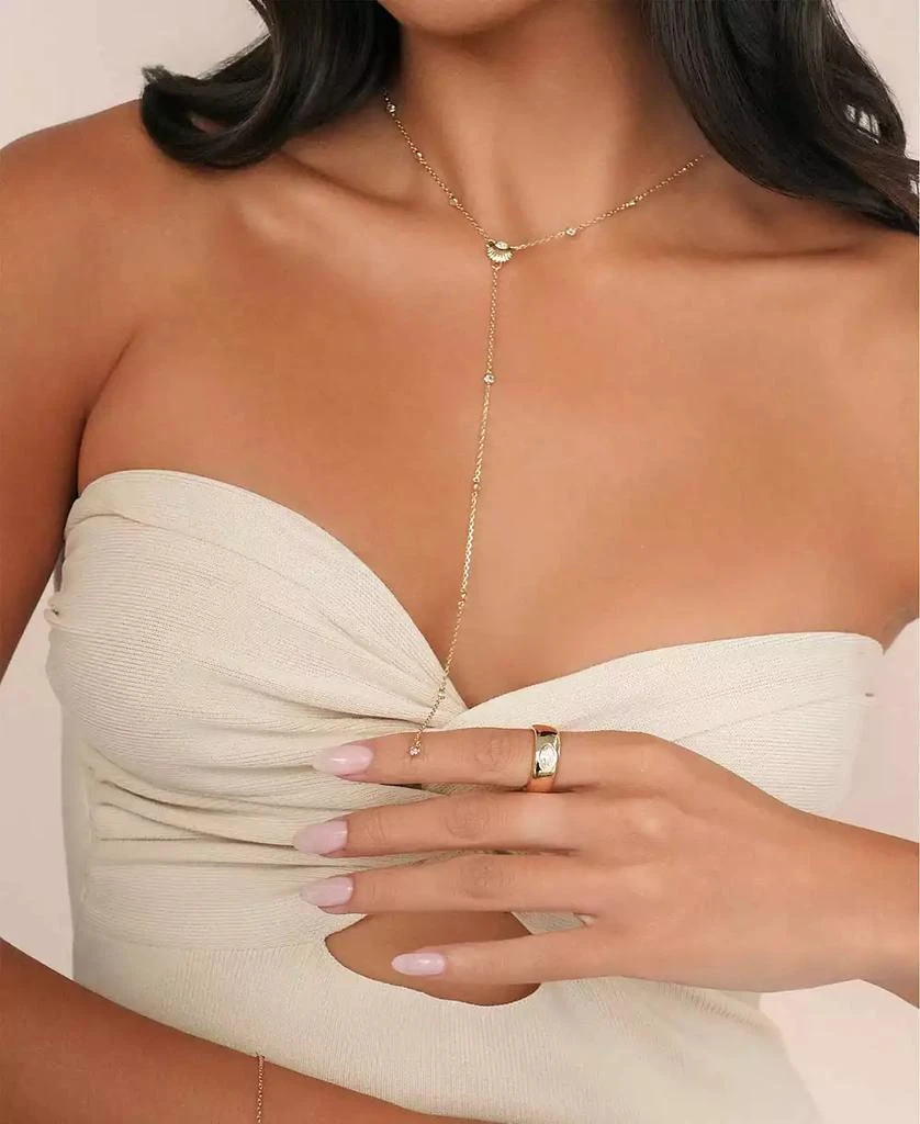 Ettika Jewelry Santorini Shell Lariat Necklace 4