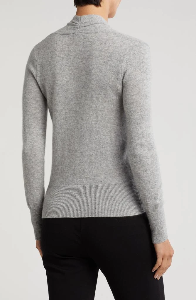 Sofia Cashmere Cashmere Faux Wrap Sweater 2