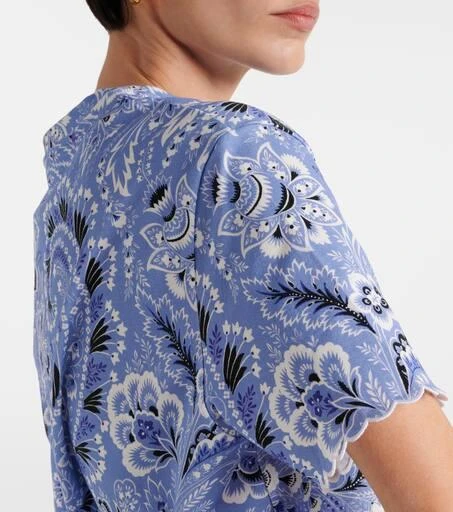 ETRO Printed cotton jersey T-shirt 5