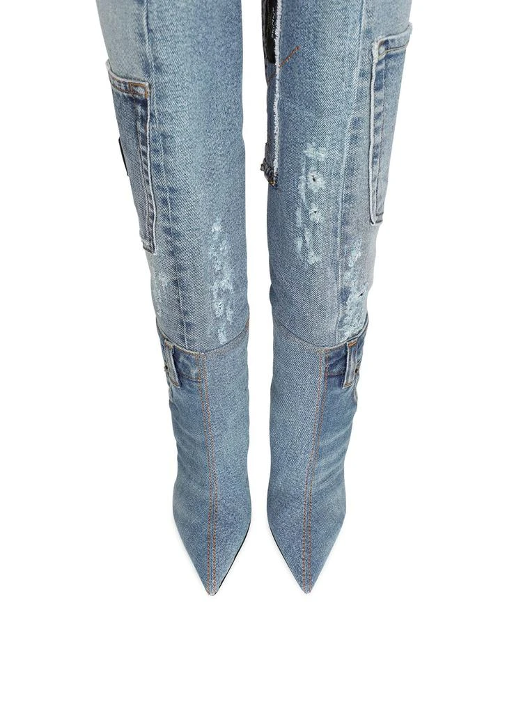 Dolce & Gabbana Patchwork denim boots 3