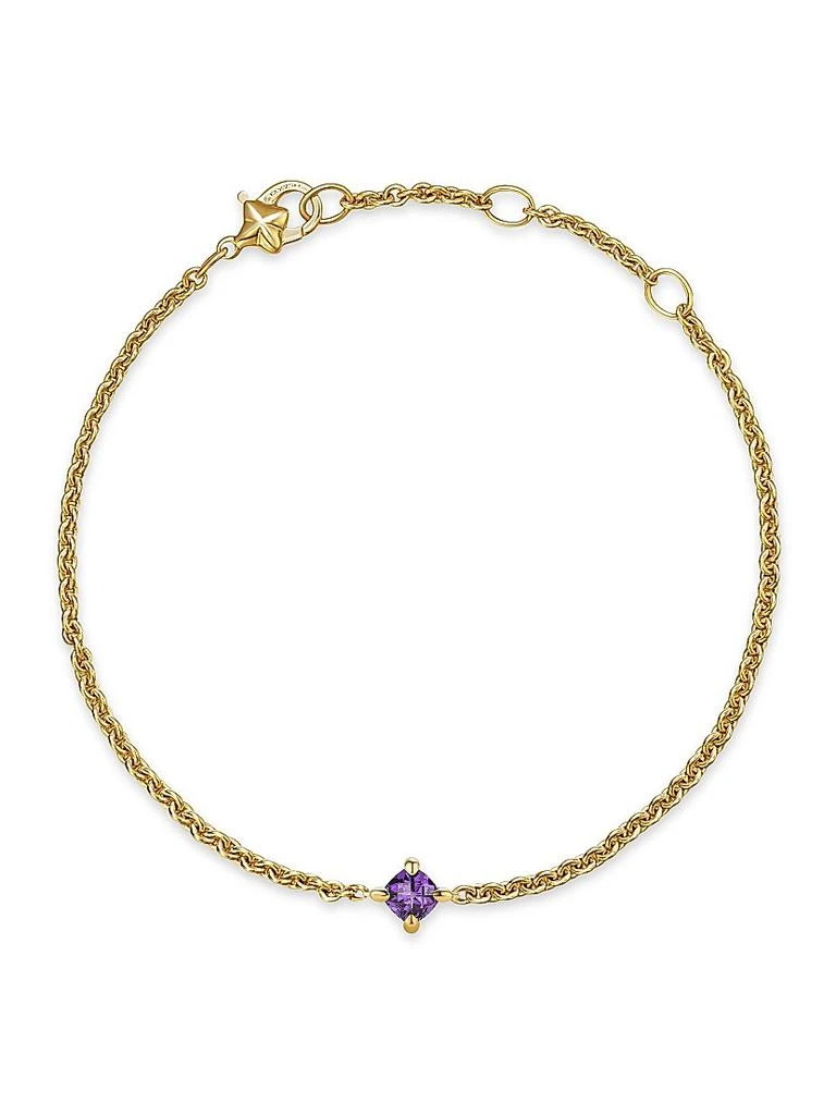David Yurman Micro Chatelaine Chain Bracelet in 18K Yellow Gold 3