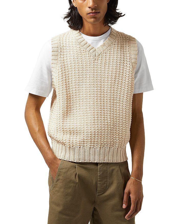 【STUSSY】LOOSE KNIT LINEN VEST / STONE S Loose Knit Linen Vest Stone – Slam Jam®