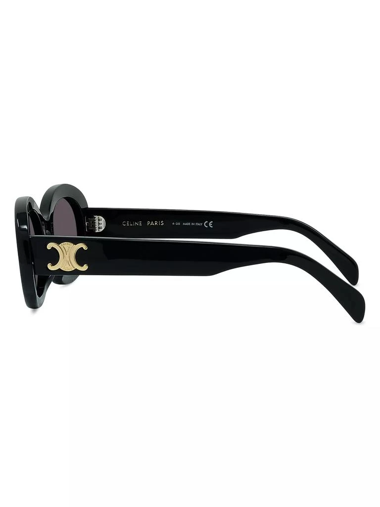 Celine Triomphe 52MM Oval Sunglasses 4