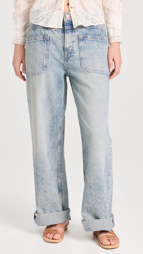 Free People Palmer Cuffed Jeans