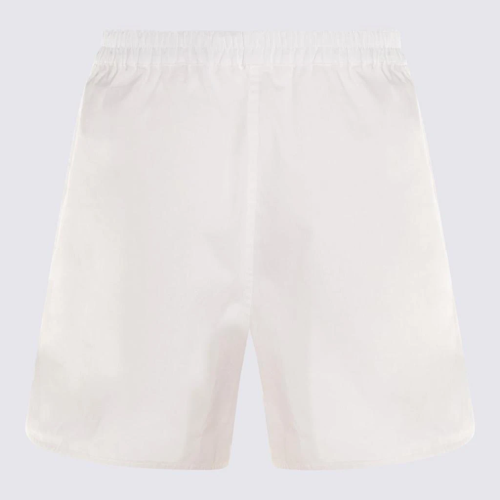 MARINE SERRE Marine Serre White Cotton Shorts 2