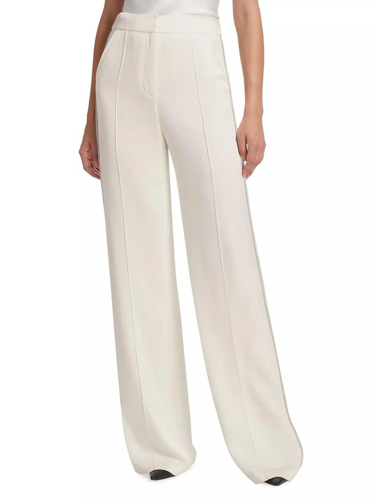VERONICA BEARD Millicent Crystal-Trim Trousers 3