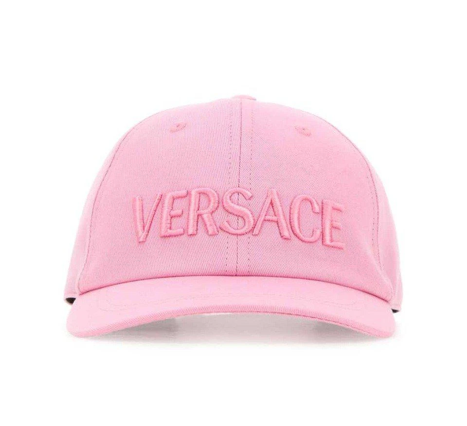 Versace Versace Logo Embroidered Curved-Peak Baseball Cap 1
